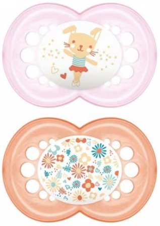 Mam Succhietto Original 16+ Silicone Femmina 2 Pezzi
