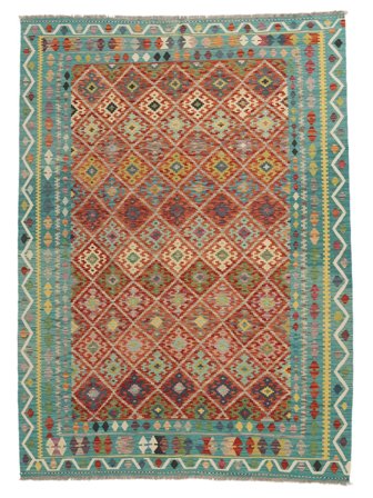 Kilim Afegão Old Style Tapete 181X250 Lã