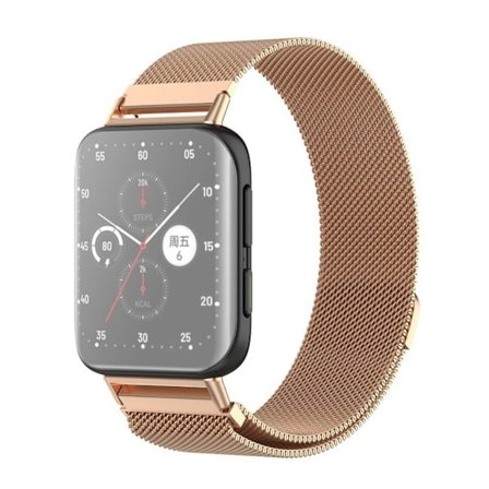 Oppo Watch 2 (46 mm) klockarmband i milanesiskt rostfritt stål - Roséguld