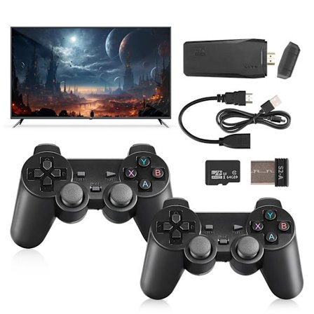 Uusin vuoden 2025 malli Retro-pelikonsoli, Plug and Play -videopeli, Nostalgia StickGame, langaton retro-pelikonsoli sisäänrakennettuna 20000+ Ga