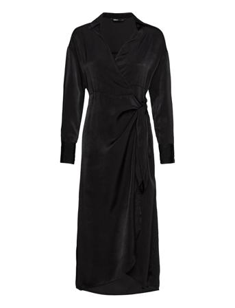 Onlmille L/S Midi Dress Ptm Black ONLY