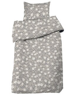 Sengesett Hedvig blomstrete 2 deler Lin