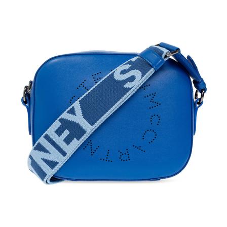 Stella McCartney, Shoulder bag with logo Niebieski, Kobieta, Rozmiar: ONE Size