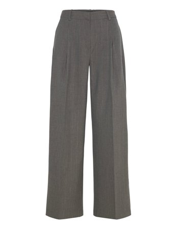 Mango | Pleated Wide Leg Trousers | 40