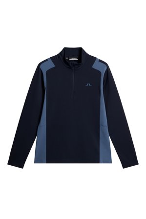 J.Lindeberg - Golf - Lukas Quarter Zip Mid Layer - Blue - Man - XL