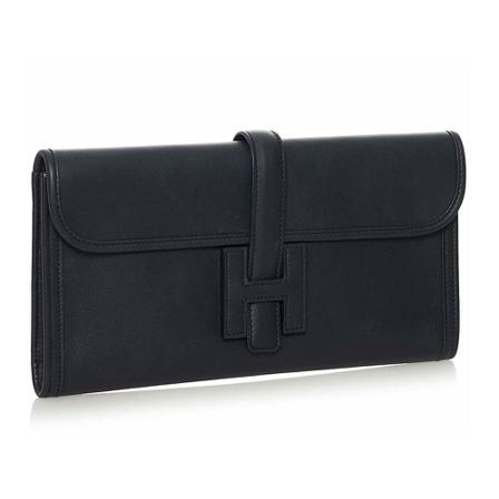Hermès Vintage Clutches , Zwart , Dames , Maat: ONE Size Vintage Tassen