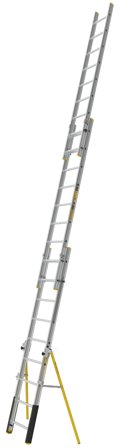 W.steps LPX Forlengelsesstige 3-delt, med sikkerhetsben, Stiger & stillaser
