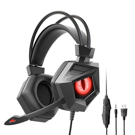 Kablet Gaming Headset Hovedmonterede høretelefoner Gaming Headset til PC Computer-Style 3
