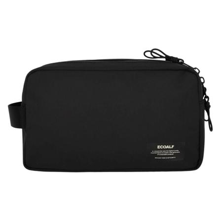 Ecoalf Toilettaske Double zippalf Sort, unisex Toilettasker, Størrelse: ONE Size