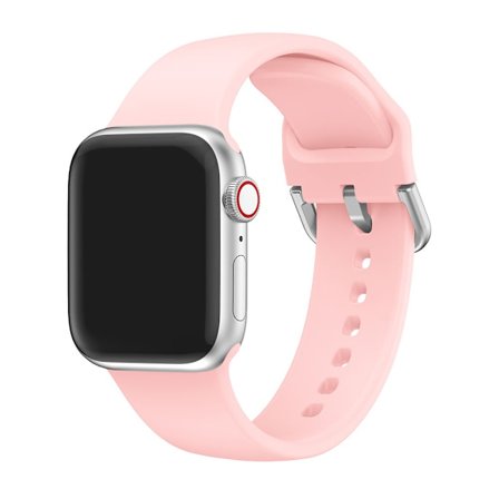 Pehmeä silikoniranneke Apple Watch 38/40/41 mm Pinkki