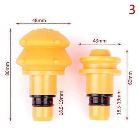 Universellt Fascia Gun Ersättningsmassagepistolhuvud Silikon Massagehuvud Set Hälsa Massagepistol Muskel Kropp Avslappning Fascia