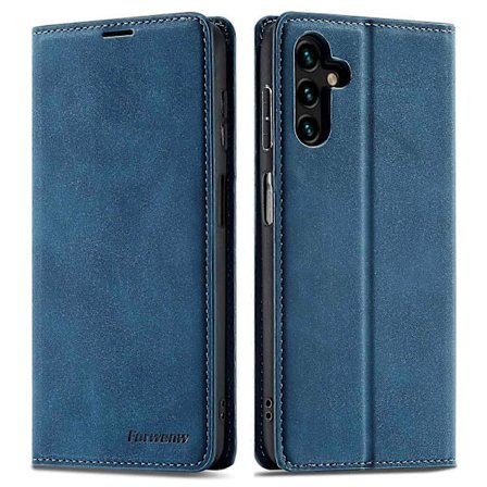 FORWENW Dream Series för Samsung Galaxy S24 Magnetiskt Skyddsfodral Hudvänlig Touch Stativ Telefonfodral (Typ B)