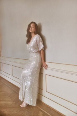 Bubbleroom Occasion Sequin S/S Gown Klær
