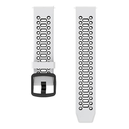Dualfarget 20mm silikonarmbånd for Coros Pace 2/garmin Vivoactive 5/garminactive 5/venu Sq 2
