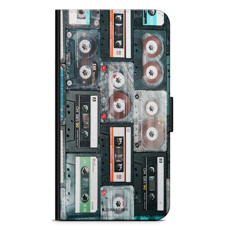 Bjornberry Plånboksfodral iPhone 13 Mini - Kassettband