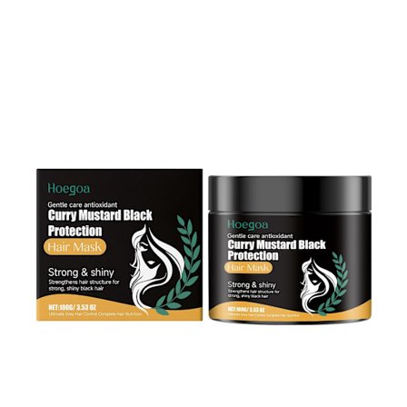Curry-sinappi hiusten hoitoon