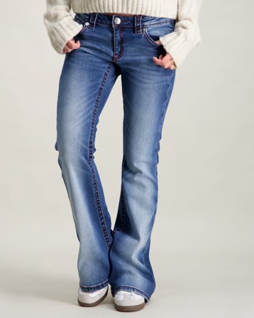 Gina Tricot Young Low rise flare jeans Blau Jeans Mädchen - Kids Brand Store