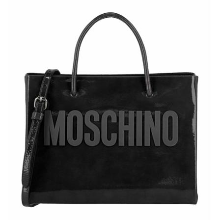 Moschino, Tote Bags Zwart, Dames, Maat:ONE Size
