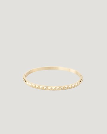 Dark Department Stud Bangle Thin Guldig Accessoarer Tjej - Kids Brand Store