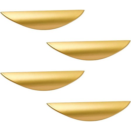 (Gull, M-4STK) Primst Moderne Lys Børstet Skaptrekk, Møbler