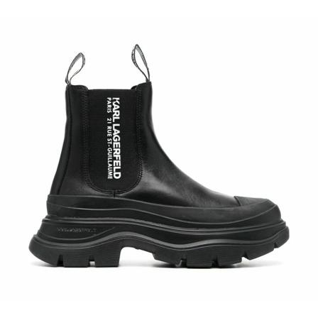 Karl Lagerfeld, Lace-up Boots Czarny, Kobieta, Rozmiar: 36 EU