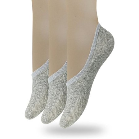 Naisten sukat vahvistetulla varpaalla, liukumattomat, ohuet, näkymättömät, litteät