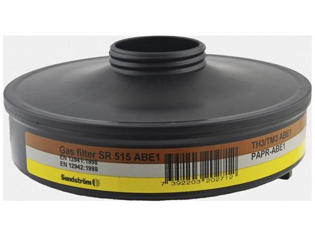 Sundström Gasfilter SR 515 ABE1 Fläkt 2/fp - Lyreco - Skyddsutrustning - Andningsskydd - Tillbehör