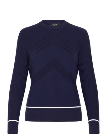 Callaway | Chev Sweater With Tipping | M