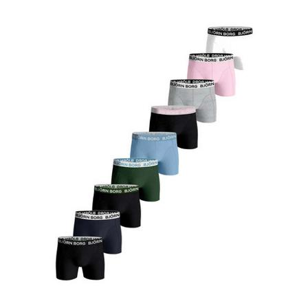 Björn Borg Boxer 9-pack , Zwart , Heren , Maat: XS Ondergoed