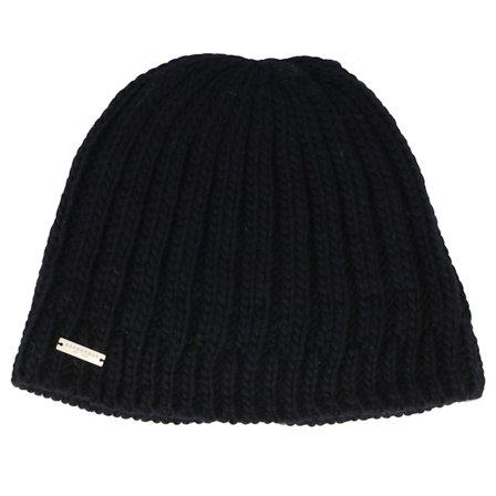 Seeberger - Nero traditionalbeanie Beanie - 100% Wool Beanie Black Beanie @ Hatstore