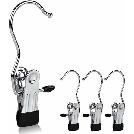 10 stk. Metalbøjler, Enkelt Klips Tørklæde, Bælte, Handske, Skohængere-Fei Yu