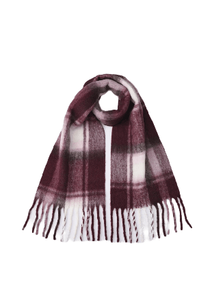 Wera Halsduk i ullmix CAROLINA Halsdukar & scarves Röd ONESIZE