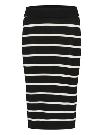 Kalizza Knit Skirt Black Kaffe
