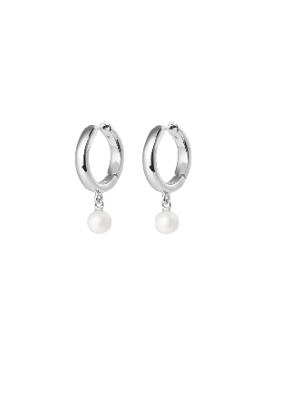 Sophie by Pearl mini hoops Örhängen Dam Silver ONESIZE