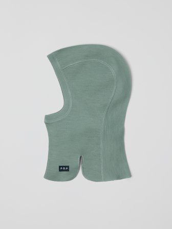 Balaklava aus Merinowolle - 52|54 - kinderbekleidung - green - Polarn O. Pyret