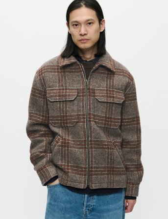 WOOD WOOD Wwlam Jacket 25176 - Brown - M