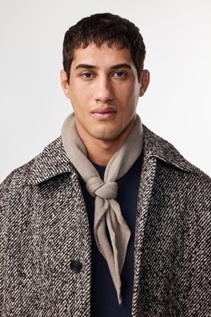 Triangle 6623 Scarf Herr Khaki Ull
