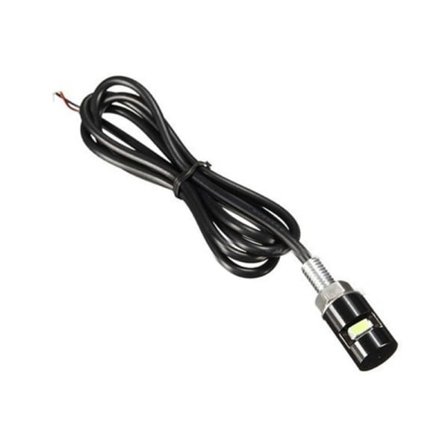 12V LED-nummerpladelys til motorcykel, LED-baglygte til nummerplade, universal 12V 5630 hvide lys blinklys