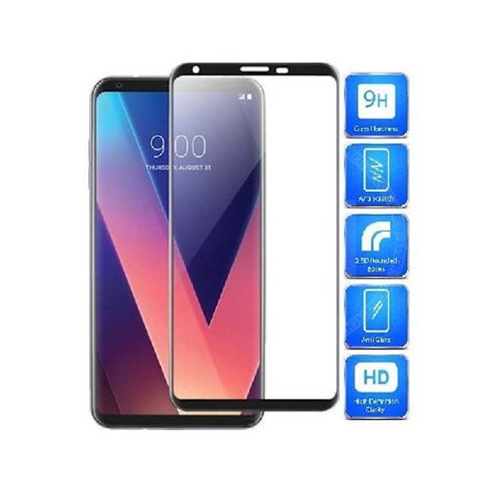 LG V30 hærdet glas 0,26 mm 2,5D 9H Fullframe