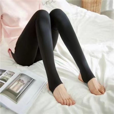 Vintervarma Leggings Dam Tjock Fleece Leggings Hög midja