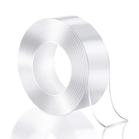 Dubbelhäftande Transparent Nano Tejp i Flera Längder