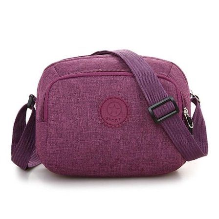 Crossbody-väska Axelväska LILA 2 2