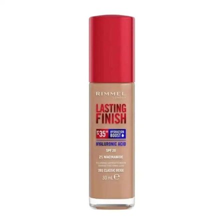 Rimmel Fondotinta Lasting Finish 35h Con Acido Ialuronico 201