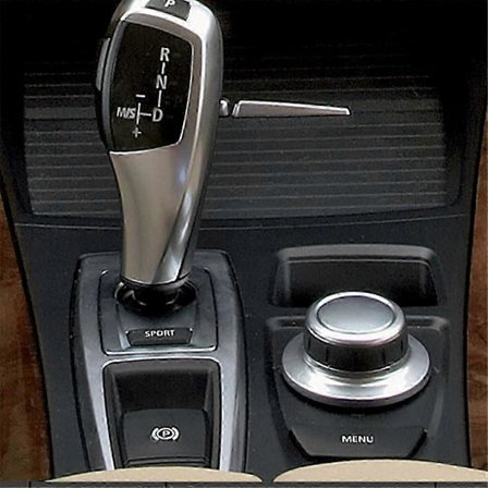 Auton keskikonsolin vaihdevivun paneelin vaihdevivun koristelista 51166954947 X5 E70 X6 E71 E72 LHD Musta UUSI