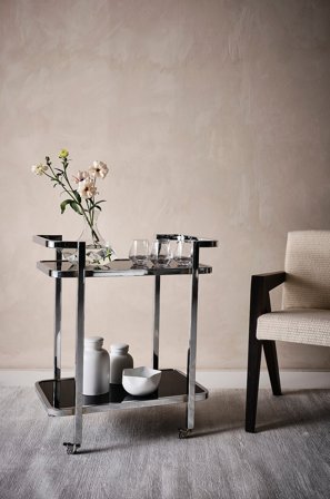 Jotex - Serveringsvogn Krom - BELLAGIO - Kjøp Trillebord hos Jotex