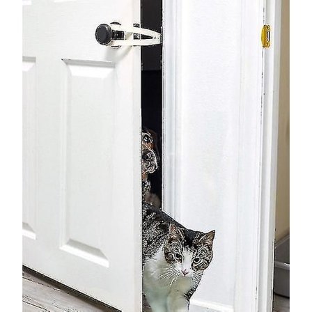 3 pakkausta kissan oven pidikkeen salpa, lapsi- ja koiraturvallinen oven lukko