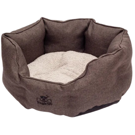 Swaggin Tails Hundbädd Mjukis M Brun