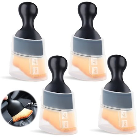 4-delad bilrengöringsborste, multifunktionell bilrengöringsborste