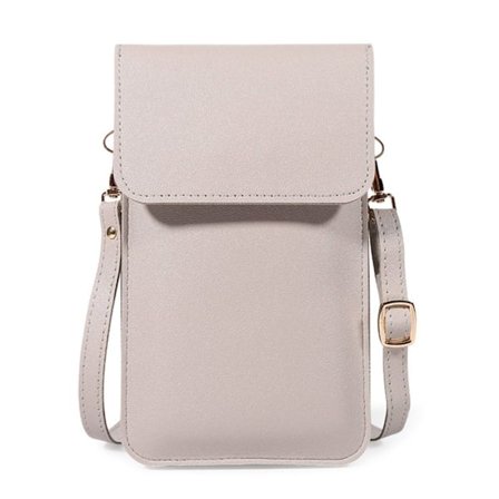 Mini Väska Dam Touch Screen Mobiltelefon Plånbok Crossbody Väska