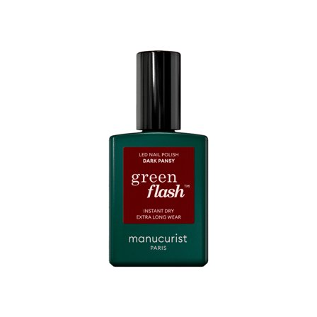 Manucurist GREEN FLASH - Smalto Semipermanente Dark Pansy 15ml - Smalto Gel e semipermanente